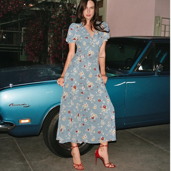 Reformation Devon Lee Carlson Dress NWT - Picture 3 of 5